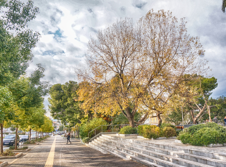Η πλατεία στο Χαλάνδρι