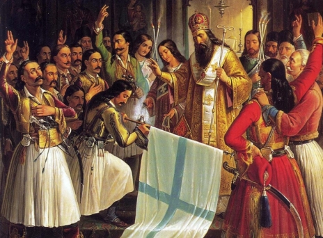 «Ο Όρκος της Αγίας Λαύρας», πίνακας του Θεόδωρου Βρυζάκη (1851)