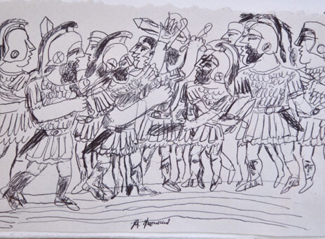 Αλέκος Φασιανός, Μαραθώνιο, μετάλλιο