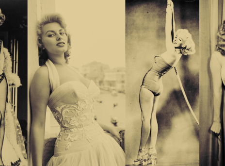 Gina Lollobrigida, Sophia Loren, Marilyn Monroe, Anita Ekberg ©Getty Images