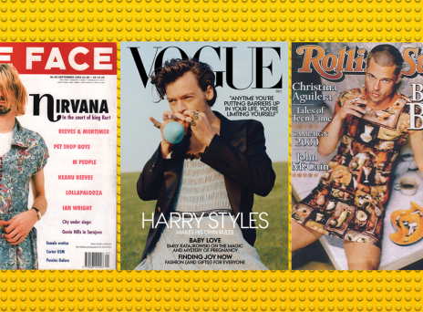 Ο τραγουδιστής Harry Styles στο εξώφυλλο της Vogue με φόρεμα Gucci
