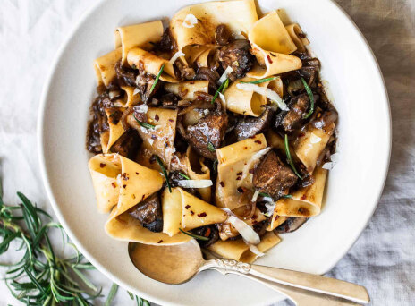 Παπαρδέλες με μανιτάρια