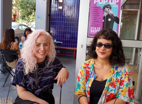 Η Ντορίν Τουτικιάν, co-founder και  CEO του Omgyno και η Κατερίνα Παπαγεωργίου, communication manager στο Omgyno 