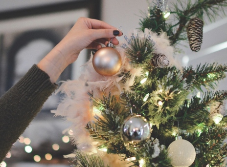 Χριστουγεννιάτικο στόλισμα χωρίς τα παιδιά