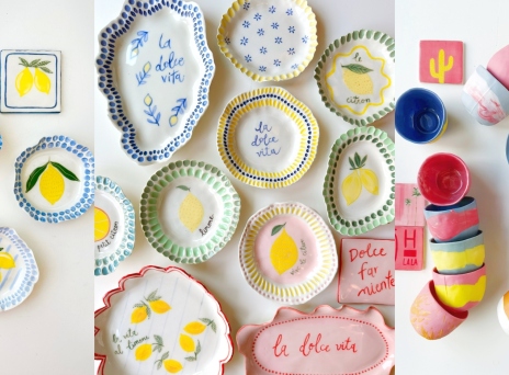 Urban Pottery: Τεχνικολόρ μνήμες καλοκαιριού από πορσελάνη 
