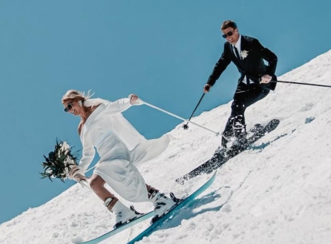 Γάμος στο χιονοδρομικο είναι η νέα τάση που επιλέγουν τα ζευγάρια 