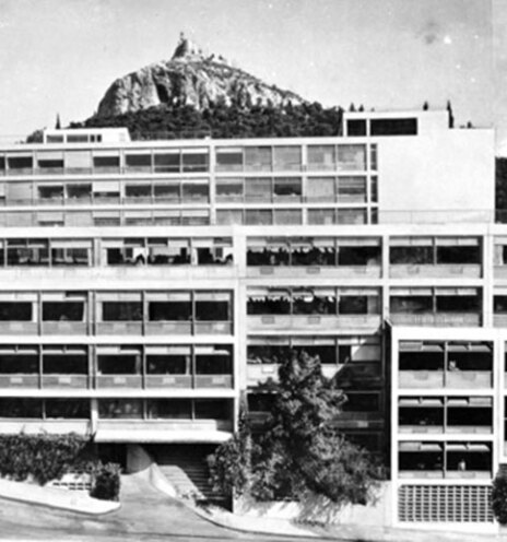 Το κτίριο Δοξιάδη τη δεκαετία του '60