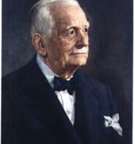 Ελαιογραφία του πρώην πρωθυπουργού και λογοτέχνη Γεώργιου Αθανασιάδη - Νόβα, που εκτίθεται στο μέγαρο της Βουλής των Ελλήνων