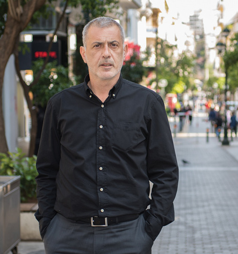 Ο Γιάννης Μώραλης. 