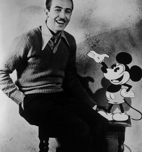 Ο Walt Disney με τον «Μίκι Μάους» © General Photographic Agency/Getty Images