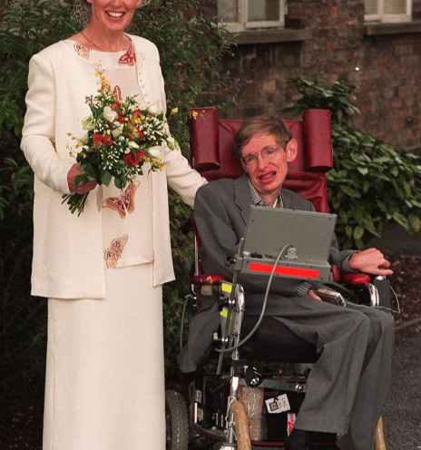 Ο Στίβεν Χόκινγκ με τη σύζυγό του, Ιλέιν Μέησον