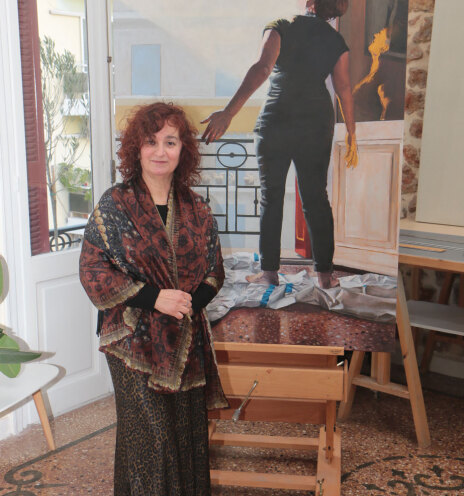 Η καλλιτέχνης Ντέπη Παυλίδου 