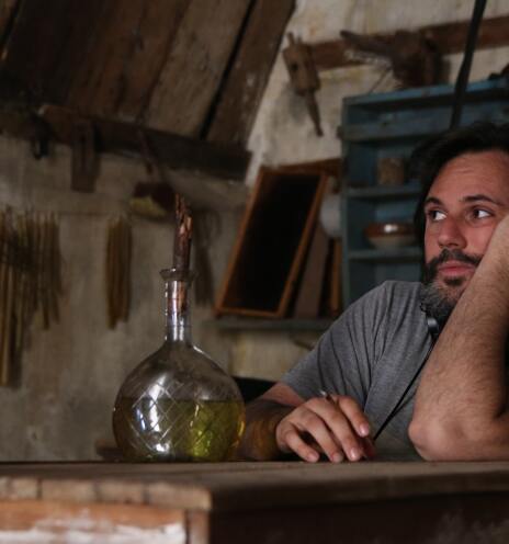 Στιγμιότυπο από τα γυρίσματα της ταινίας «Άλυτη» του Μίνωα Νικολακάκη 