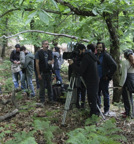 Στιγμιότυπο από τα γυρίσματα της ταινίας «Άλυτη» του Μίνωα Νικολακάκη 