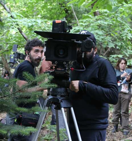 Στιγμιότυπο από τα γυρίσματα της ταινίας «Άλυτη» του Μίνωα Νικολακάκη 