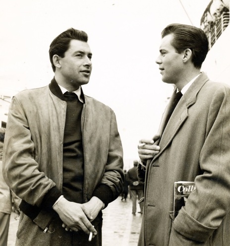 Ο Βασίλης Μάρος με τον Ντερκ Μπόγκαρντ