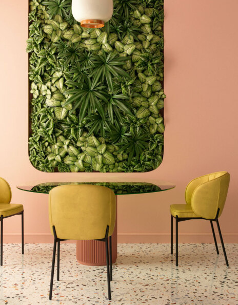 Χρώματα στους τοίχους και στα έπιπλα