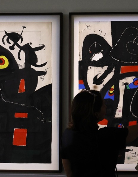Από την έκθεση «Joan Miro, Majorca: the Atelier of Dreams», Hyacinthe Rigaud Art Museum, Perpignan,  Γαλλία 
