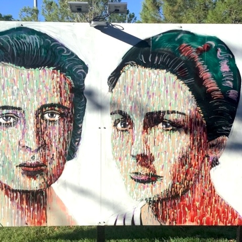 Έργο τέχνης από την έκθεση των περιοδικών Mataroa και Θεσσαλονικέων Πόλις στη Νέα Παραλία