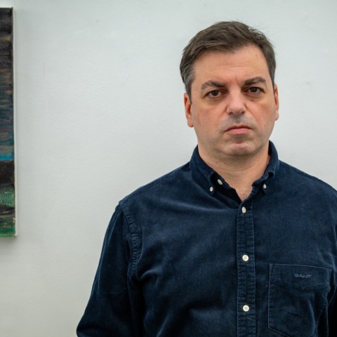 Ο ζωγράφος Νίκος Ασλανίδης