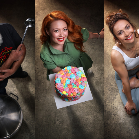 Κωνσταντίνος Πολυχρονόπουλος, Άντα Λιβιτσάνου και Μελίνα Βλάχου. 