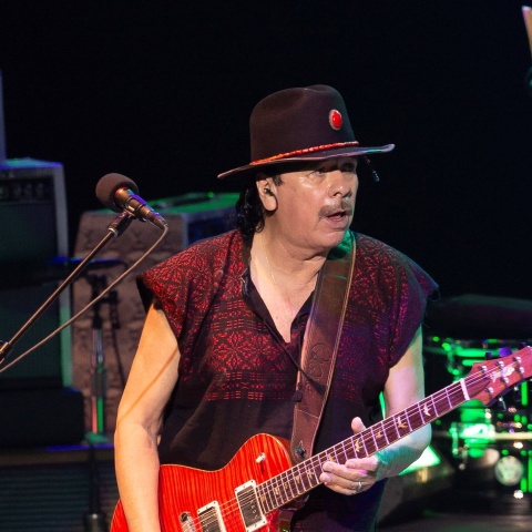 Ο Carlos Santana στη σκηνή