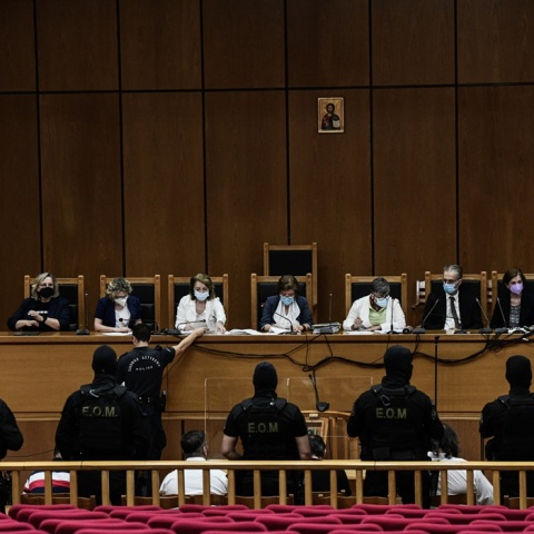 Δίκη Χρυσής Αυγής: Η αίθουσα του δικαστηρίου