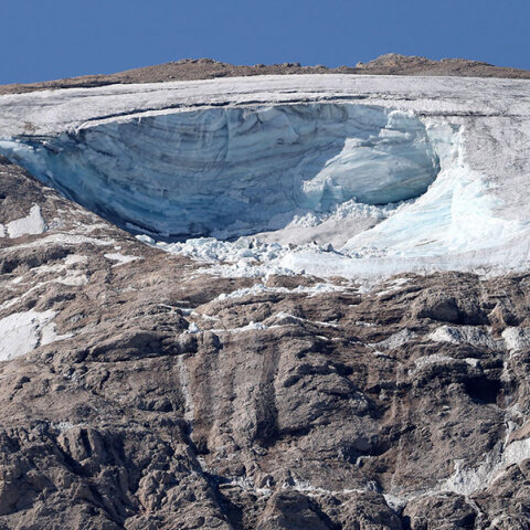 Η κορυφή Marmolada στην Ιταλία