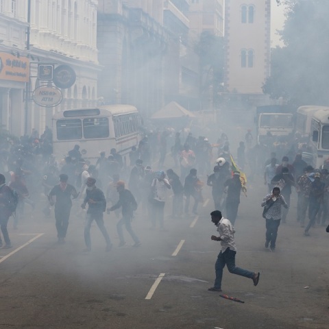 Σρι Λάνκα διαδηλώσεις