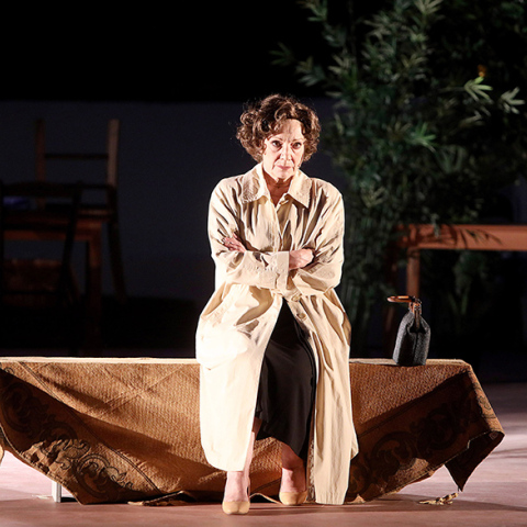 Η Πέμη Ζούνη στην παράσταση «στου Μποχώρη»