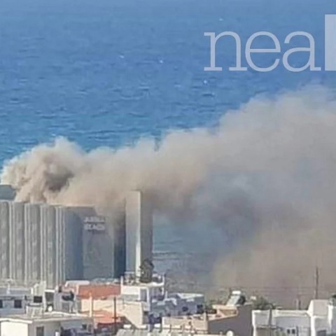 Φωτιά τώρα σε ξενοδοχείο στην Κρήτη