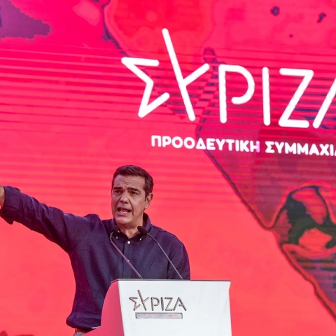 [354192] ΟΜΙΛΙΑ ΤΟΥ ΠΡΟΕΔΡΟΥ ΤΟΥ ΣΥΡΙΖΑ ΑΛ. ΤΣΙΠΡΑ ΣΤΟ ΠΕΡΙΣΤΕΡΙ (ΤΑΤΙΑΝΑ ΜΠΟΛΑΡΗ/EUROKINISSI)