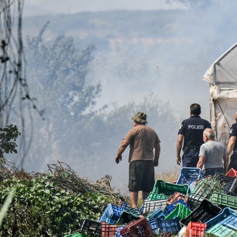 ΠΥΡΚΑΓΙΑ ΣΕ ΑΓΡΟΤΙΚΗ ΕΚΤΑΣΗ ΣΤΗ ΠΕΡΙΟΧΗ ΜΑΡΓΑΡΩΝΑ-ΝΕΟΧΩΡΙ ΠΡΕΒΕΖΑΣ (ΓΙΩΡΓΟΣ ΕΥΣΤΑΘΙΟΥ/EUROKINISSI)