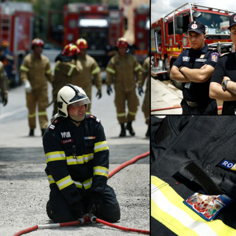 Ρουμάνοι πυροσβέστες παραμένουν στην Ελλάδα το φετινό καλοκαίρι προκειμένου να σβήσουν φωτιές