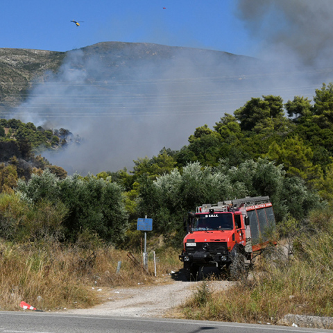 Πυρκαγιά στην Καλλιθέα Πάτρας