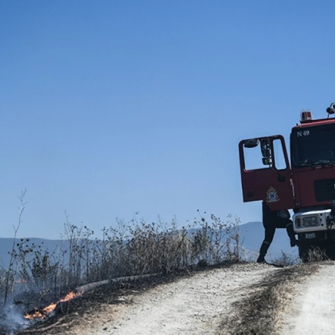 Νέα πυρκαγιά στο Ρέθυμνο, στην περιοχή Αμπελάκι