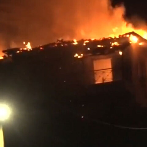 Σπίτι στο Ντράφι έχει παραδοθεί στις φλόγες