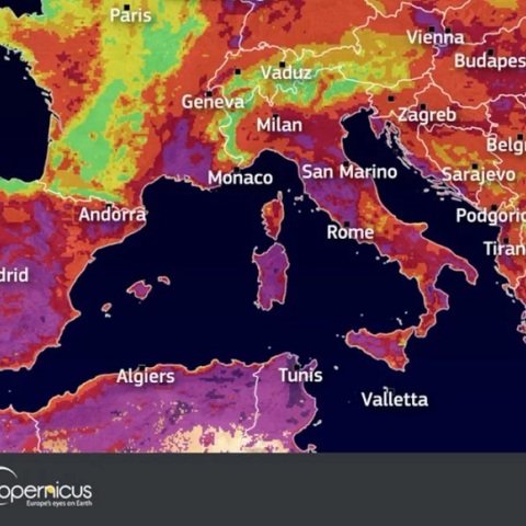 Προειδοποίηση Copernicus για ακραίο κίνδυνο πυρκαγιάς στην Αττική