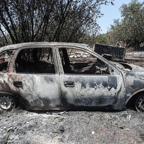 Η επόμενη μέρα της πυρκαγιάς στην Πεντέλη