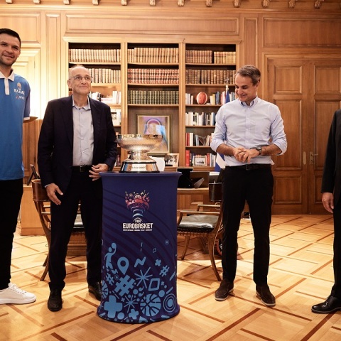 ΣΥΝΑΝΤΗΣΗ ΤΟΥ ΠΡΩΘΥΠΟΥΡΓΟΥ ΚΥΡ. ΜΗΤΣΟΤΑΚΗ ΜΕ ΤΗΝ ΕΛΛΗΝΙΚΗ ΟΜΟΣΠΟΝΔΙΑ ΚΑΛΑΘΟΣΦΑΙΡΙΣΗΣ 