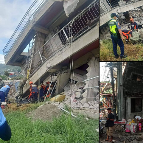 Διασώστες στις Φιλιππίνες αναζητούν επιζώντες στα ερείπια μετά τον ισχυρό σεισμό