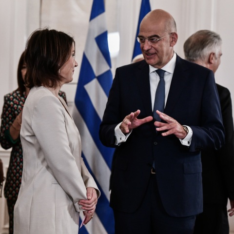 ΣΥΝΑΝΤΗΣΗ ΥΠΕΞ Ν. ΔΕΝΔΙΑ ΜΕ ΤΗΝ ΥΠΕΞ ΤΗΣ ΓΕΡΜΑΝΙΑΣ AN. BAERBOCK