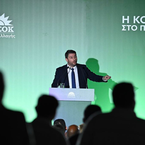 Ο πρόεδρος του ΠΑΣΟΚ-ΚΙΝΑΛ Νίκος Ανδρουλάκης