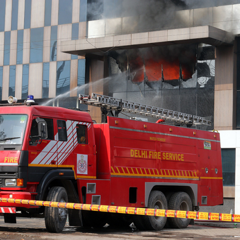 Πυροσβέστης στην Ινδία