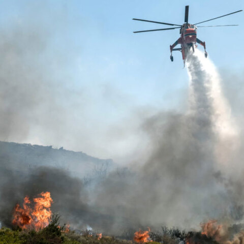 Πολύ υψηλός ο κίνδυνος πυρκαγιάς σήμερα Τρίτη (2 Αυγούστου) σε Σάμο, Χίο και Ικαρία