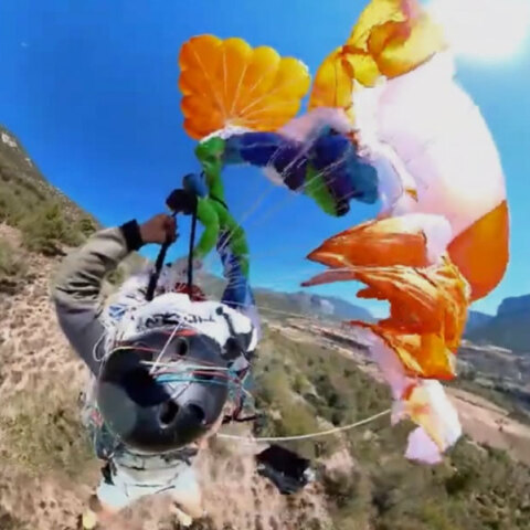 Δραματικές στιγμές για άνδρα στην Ισπανία που έκανε παρά πέντε και το αλεξίπτωτο πλαγιάς δεν άνοιξε