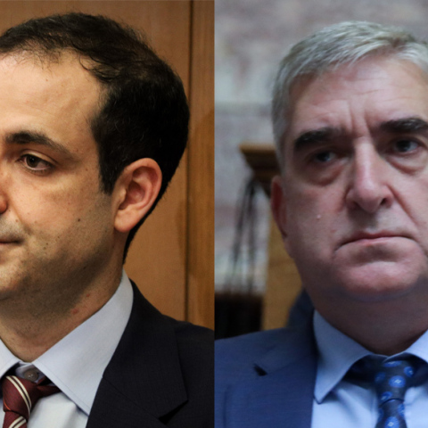 Ο Γρηγόρης Δημητριάδης και ο Παναγιώτης Κοντολέων