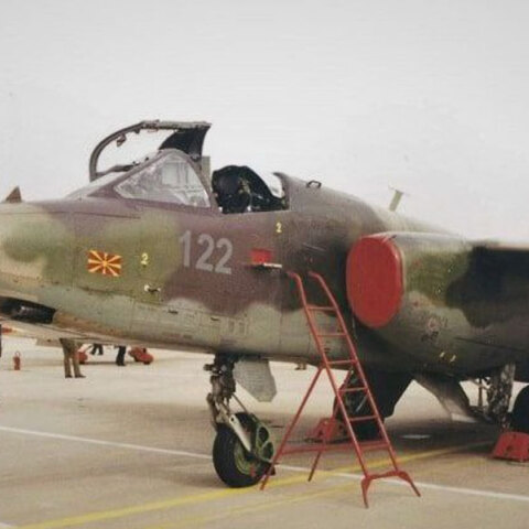 Μαχητικό Su-25 της Βόρειας Μακεδονίας