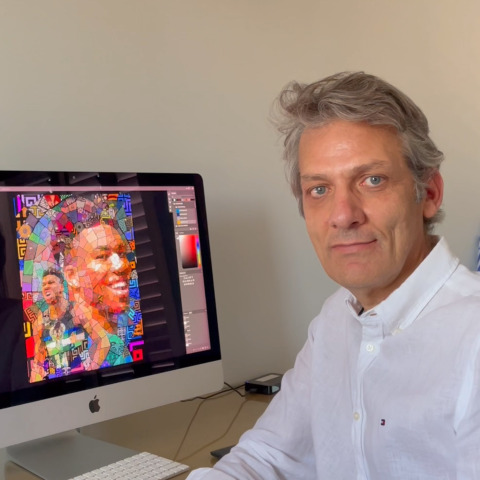 Ο Γιάννης Αντετοκούνμπο μέσα από τα pixels του Χάρη Τσέβη στο NBA Creator Series