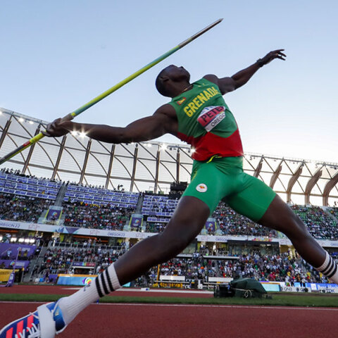 Ο παγκόσμιος πρωταθλητής στο ακόντιο Άντερσον Πίτερς